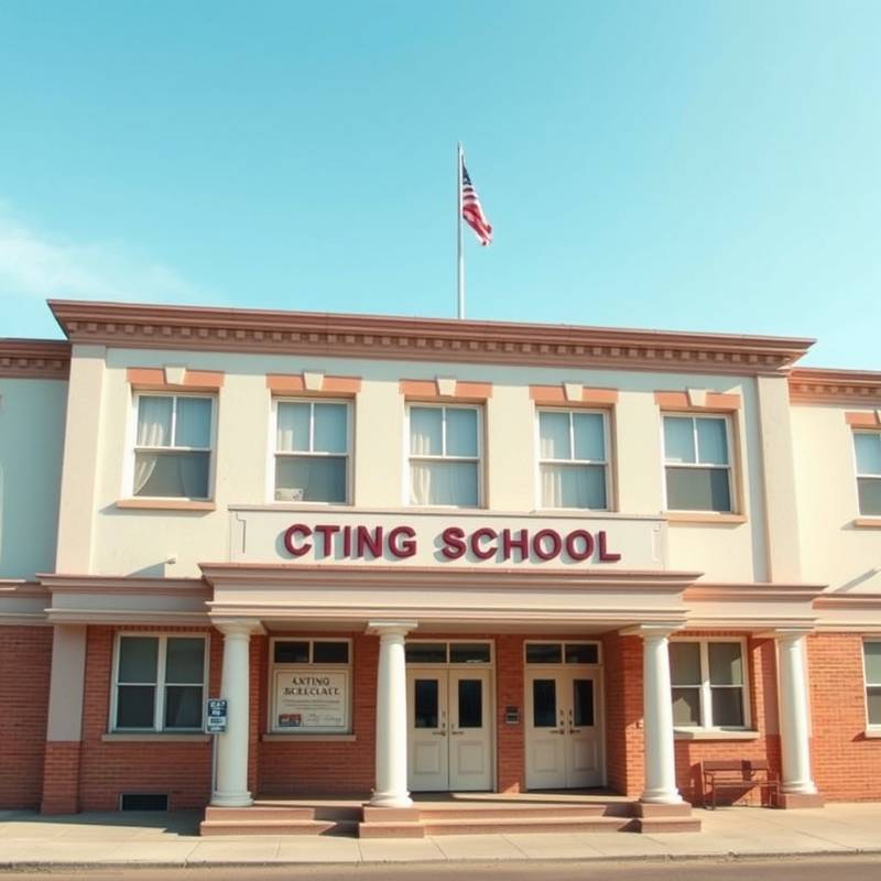 Fachada de la escuela de actuación